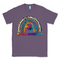 Lavender Autism Awareness rainbow Classic Tee - FaDigitalArtStudio