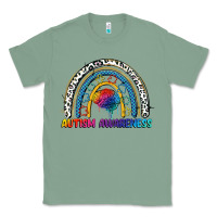 Sage Autism Awareness rainbow Classic Tee - FaDigitalArtStudio