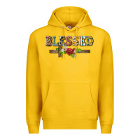 Lemon blessed and floral cross Premium Hoodie - BarkalooDesign