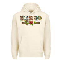 Tofu blessed and floral cross Premium Hoodie - BarkalooDesign
