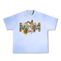 Grape Ice Western Baby Calf Mom With Sunflower Urban Heavy Tee - LillyAllenDesigns