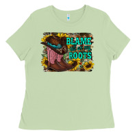 Matcha blame all on my roots Ladies Tee - RacoonDesign