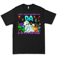 Black I Don't Need A Costume Im A DA My Job Title Is Sca Premium Tee - CowhideDigitalArt