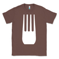 Chestnut kitchen utensil fork simple easy halloween party costume long sleeve t Classic Tee - baoMotion
