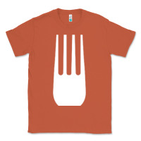 Copper kitchen utensil fork simple easy halloween party costume long sleeve t Classic Tee - baoMotion