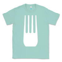 Seafoam kitchen utensil fork simple easy halloween party costume long sleeve t Classic Tee - baoMotion