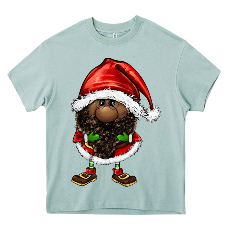 Afro Santa Gnomes Heavy Core Tee by FaDigitalArtStudio | Teevron