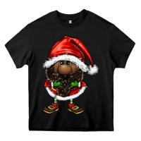 Black afro santa gnomes Heavy Core Tee - FaDigitalArtStudio