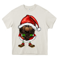Cream afro santa gnomes Heavy Core Tee - FaDigitalArtStudio