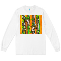 White st patricks cow and shamrock with cowhide Long Sleeve Tee - Artiststas