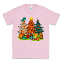 Bubblegum Pink christmas basketball trees bbs Classic Tee - BundleAndBundleShop