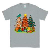 Heather Grey christmas basketball trees bbs Classic Tee - BundleAndBundleShop