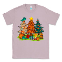 Lilac christmas basketball trees bbs Classic Tee - BundleAndBundleShop