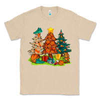 Mushroom christmas basketball trees bbs Classic Tee - BundleAndBundleShop