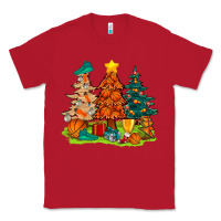 Red christmas basketball trees bbs Classic Tee - BundleAndBundleShop