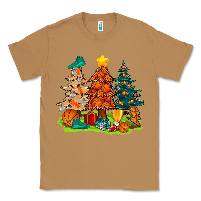 Christmas Basketball Trees Bbs Classic Tee by BundleAndBundleShop | Teevron