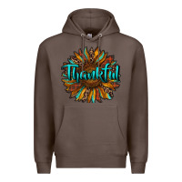 Coffee thankful sunflower Premium Hoodie - RanaPortraitStore