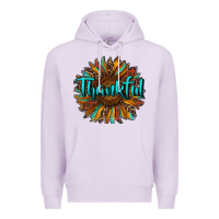 Lilac thankful sunflower Premium Hoodie - RanaPortraitStore