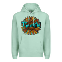 Seafoam thankful sunflower Premium Hoodie - RanaPortraitStore