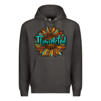 Smoke thankful sunflower Premium Hoodie - RanaPortraitStore