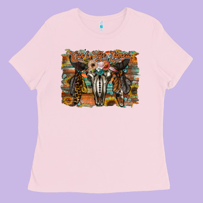 Cant Be Tamed Ladies Tee Designed By Racoondesign