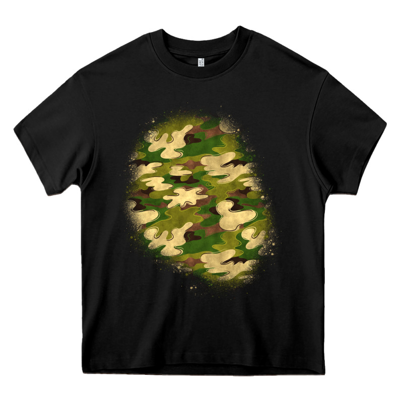Camouflage Patch 3 Heavy Core Tee by BundleAndBundleShop | Teevron