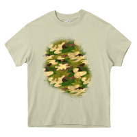 Mossy camouflage patch 3 Heavy Core Tee - BundleAndBundleShop