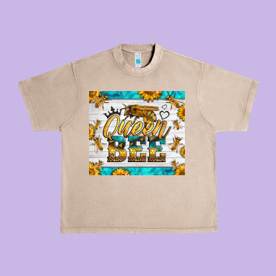 Queen Bee Urban Heavy Tee Designed By Lillyallendesigns