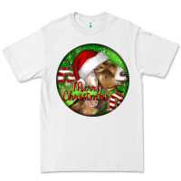 White Nubian Goat Christmas Premium Tee - LillyAllenDesigns