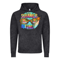 Vintage Black summer time sunset glasses Vintage Hoodie - BarkalooDesign