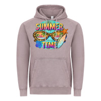 Vintage Zinc summer time sunset glasses Vintage Hoodie - BarkalooDesign