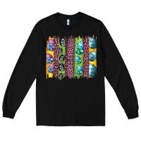 Black easter eggs and leopard brushstrokes Long Sleeve Tee - Artiststas