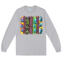 Moon Dust easter eggs and leopard brushstrokes Long Sleeve Tee - Artiststas