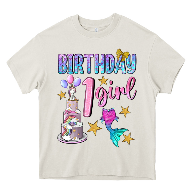 Birthday Girl 1 Heavy Core Tee by BundleAndBundleShop | Teevron
