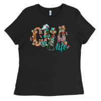 Black cna life Ladies Tee - RacoonDesign