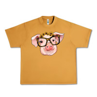 Peanut Butter sunflowers with pig Urban Heavy Tee - RanaPortraitStore