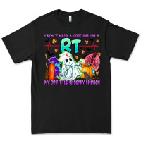 Black respiratory therapist halloween humor Premium Tee - CowhideDigitalArt