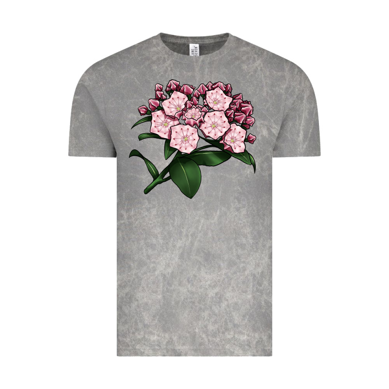 Mountain Laurel Flower Illustrations Vintage Tee by LillyAllenDesigns | Teevron