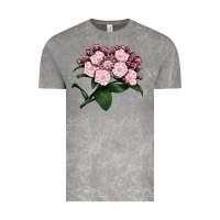 Cloud Rock Mountain Laurel Flower Illustrations Vintage Tee - LillyAllenDesigns