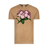 Vintage Camel Mountain Laurel Flower Illustrations Vintage Tee - LillyAllenDesigns