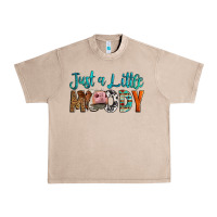 French Oak Western Just A Little Moody Cow Urban Heavy Tee - LillyAllenDesigns