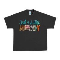 Pigment Black Western Just A Little Moody Cow Urban Heavy Tee - LillyAllenDesigns