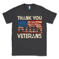 Smoke Thank You Veterans American Flag Patriotic Classic Tee - baoMotion