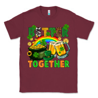 Burgundy St. Patrick's Day better together Classic Tee - FaDigitalArtStudio