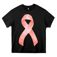 Black uterine or endometrial cancer ribbon Heavy Core Tee - FaDigitalArtStudio