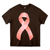 Chocolate Brown uterine or endometrial cancer ribbon Heavy Core Tee - FaDigitalArtStudio