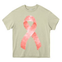 Mossy uterine or endometrial cancer ribbon Heavy Core Tee - FaDigitalArtStudio
