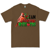 Cacao I Am Always With Your Cardinal Bird Premium Tee - LillyAllenDesigns