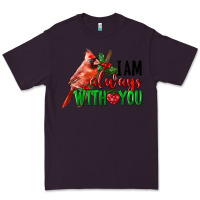 Plum I Am Always With Your Cardinal Bird Premium Tee - LillyAllenDesigns