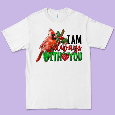 I Am Always With Your Cardinal Bird Premium Tee Designed By Lillyallendesigns